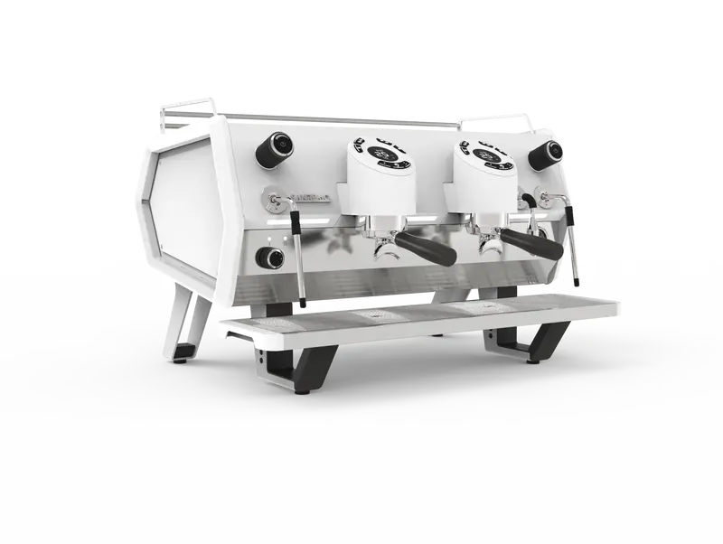 Sanremo D8 Pro Two-Group Espresso Machine – All-White Design 1