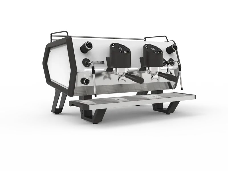 Sanremo D8 Pro Two-Group Espresso Machine – Black & White Finish 1
