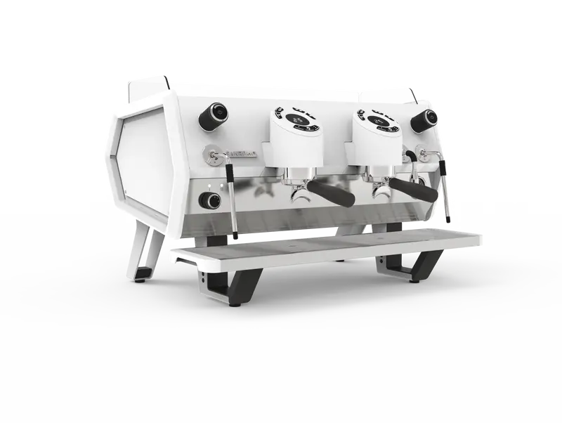 Sanremo D8 Two-Group Espresso Machine – All-White Design 1
