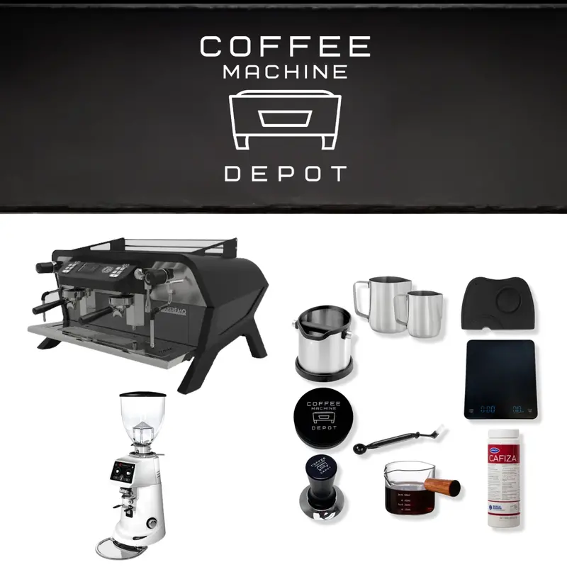 Sanremo F18 Dual-Group Espresso Machine + Fiorenzato F83 E Grinder Bundle 1