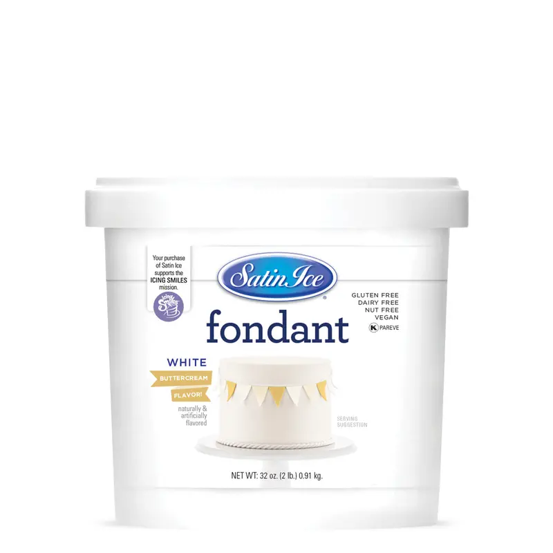 Satin Ice White Fondant – 2-Pound Value Pack 1