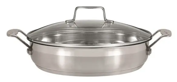 Scanpan Impact Stainless Steel Chef Pan – Heavy-Duty 10-Inch Cookware 1