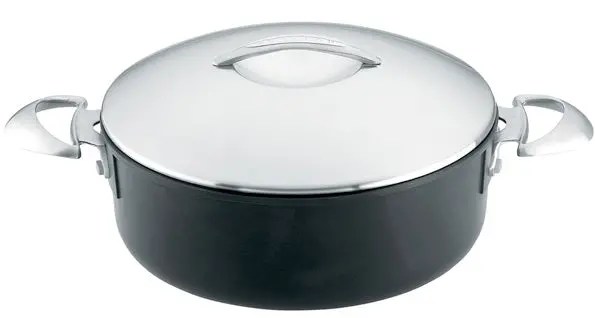 Scanpan Professional 5.25-Liter Covered Low Sauce Pot 1