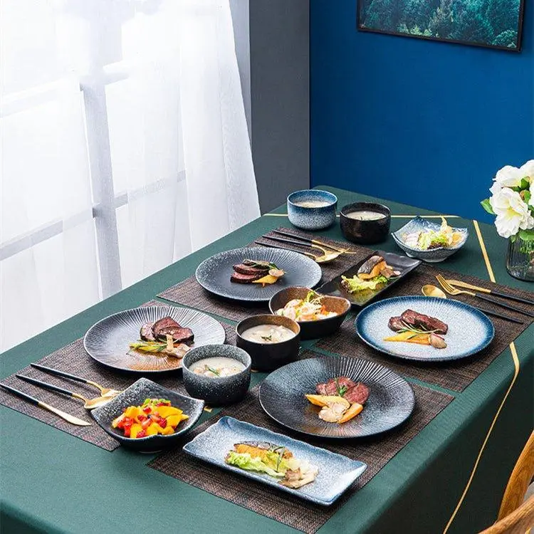Scenic Full Dinnerware Set – Ceramic Tableware Collection 1