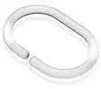 Set Of 12 Clear Shower Curtain Rings – Durable Plastic C-Rings For Bathroom Use 1