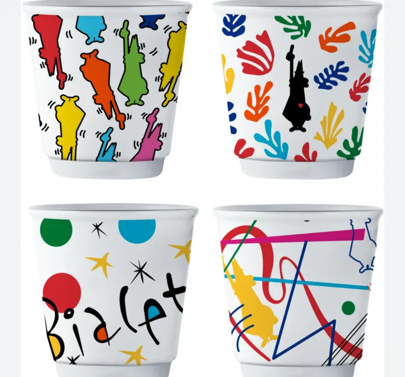 Set Of 4 S. Noci Bicchierini Glasses By Bialetti 1