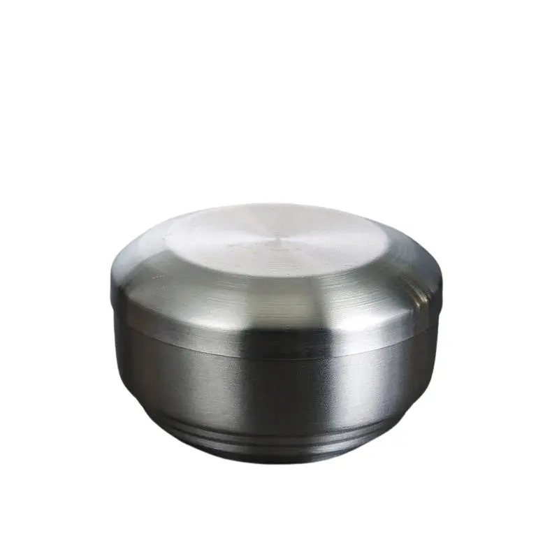 Silver-Finish Serving Bowl With Secure-Fit Lid 4