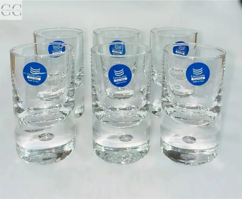 Six-Liqueur Glasses – Handcut Crystal From Europa Zurigo 1