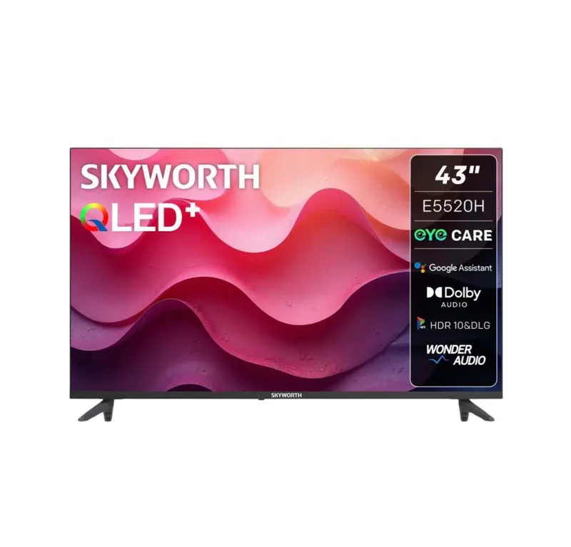 Skyworth 43" 4K Uled Google Tv (Model 43E5520H) 1