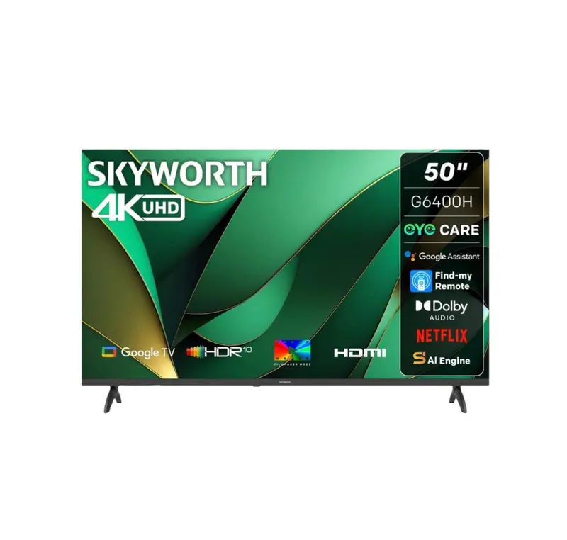 Skyworth 50-Inch 4K Uhd Google Tv – Model 50G6400H 1