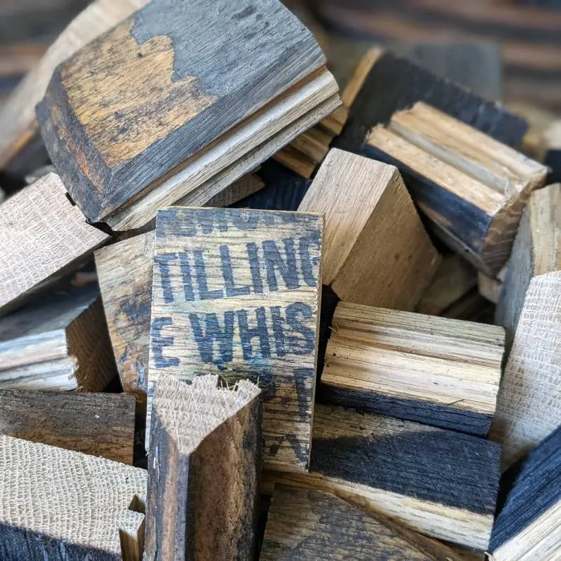 Smoking Chunks From Aged Devil’S Cut Bourbon Barrel Wood 1