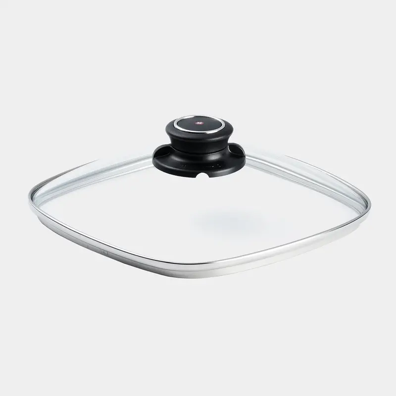 Square Tempered Glass Cookware Lid (Universal Fit) 1