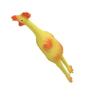 Squeaky Rubber Chicken Pet Toy – Fun Dog Chew And Play Item 1