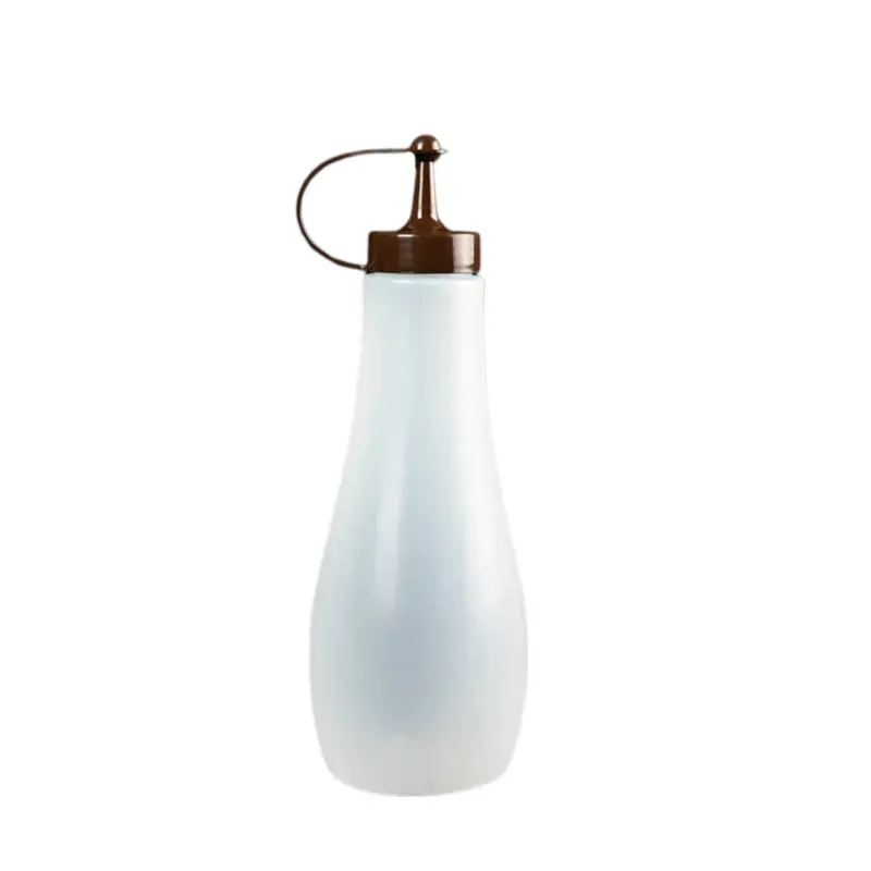 Squeeze Bottle With Matte Brown Lid – 240Ml 1