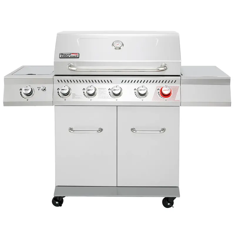 Stainless Steel Deluxe 5-Burner Gas Grill 1