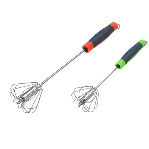 Stainless Steel Manual Egg Beater – Whisk-Free Mixing Tool 1