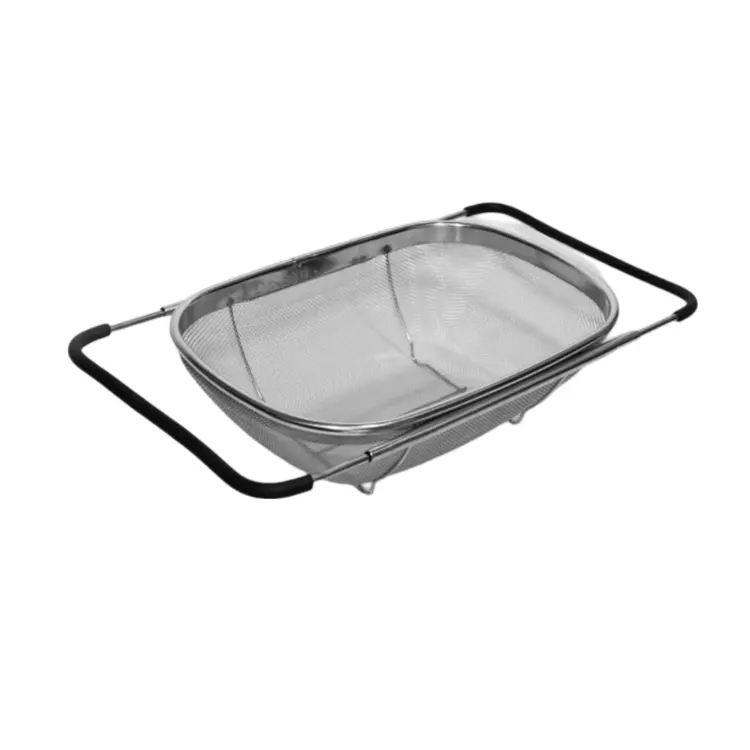 Stainless Steel Sink Drain Basket With Handle 1