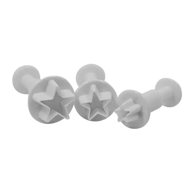 Star-Shaped Plunger Cookie Cutter Set 1