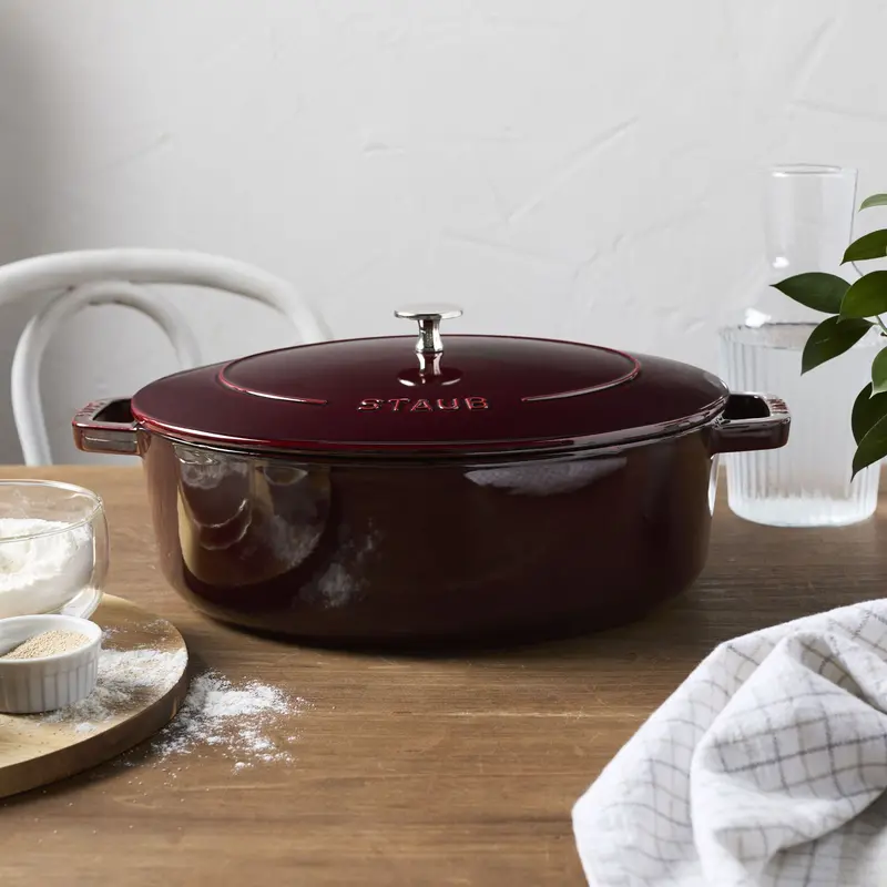 Staub 6.25-Qt Wide Oval Dutch Oven – 3 Available Colors 1