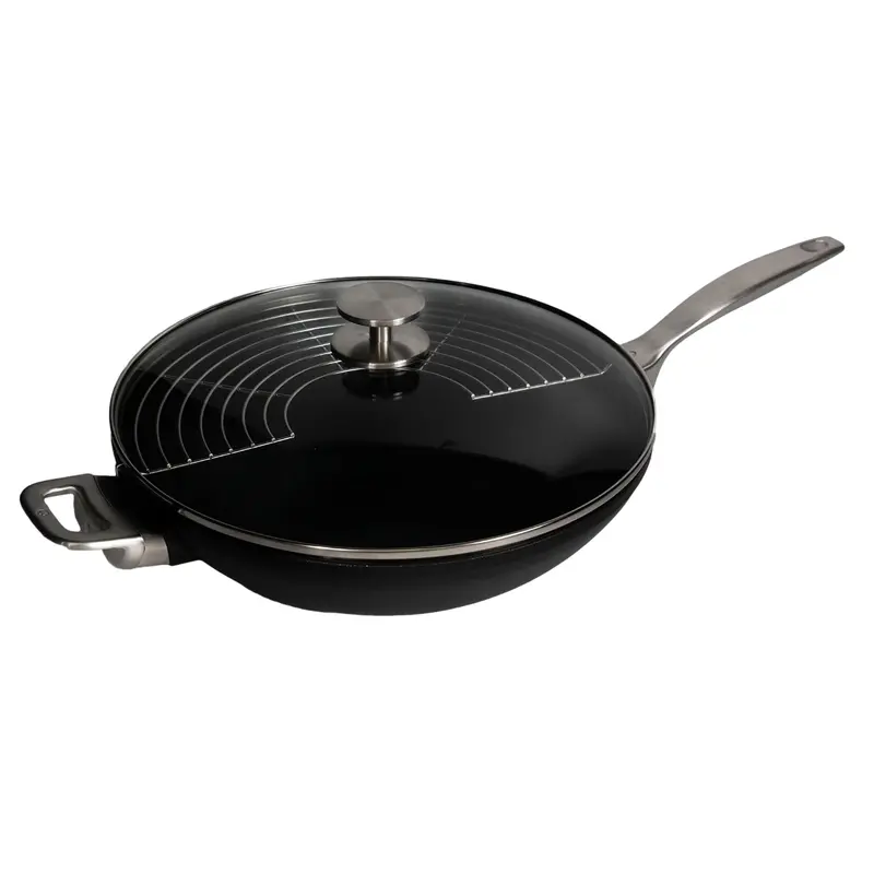 Swiss Diamond Cxd Induction Wok Set With Lid – 12.5 Inch 1