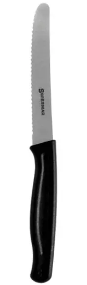 Swissmar Black Serrated Tomato And Utility Knife 1