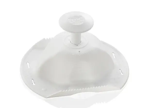 Swissmar Borner Food Safety Holder – Non-Slip White Grip 1
