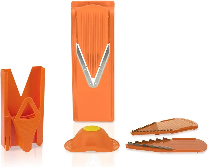 Swissmar Borner V-Slicer Plus Adjustable Mandoline – Orange 1