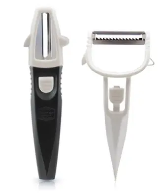 Swissmar Borner White Multi-Function Vegetable Peeler Set 1