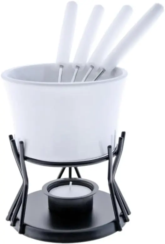Swissmar Kindle Stainless Steel Chocolate Fondue Set 1