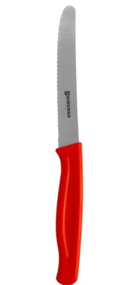 Swissmar Red Serrated Tomato And Utility Knife 1
