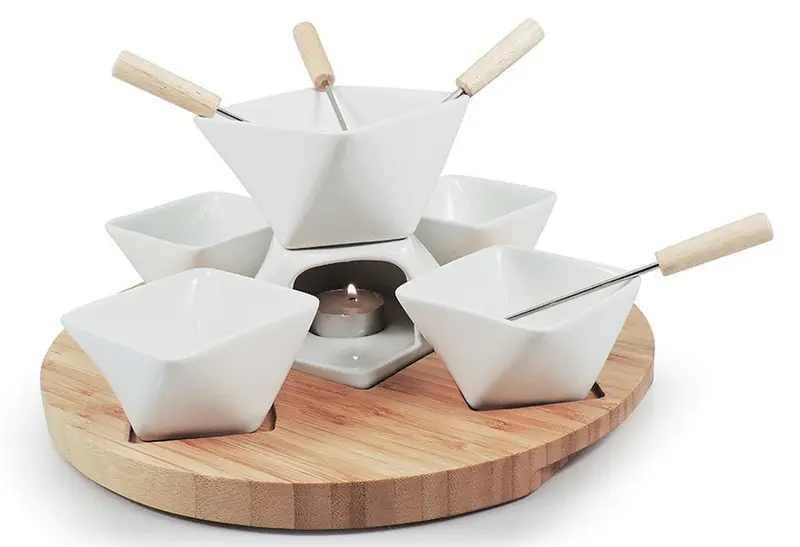 Swissmar Rubik Chocolate Fondue Kit With Dipping Forks 1