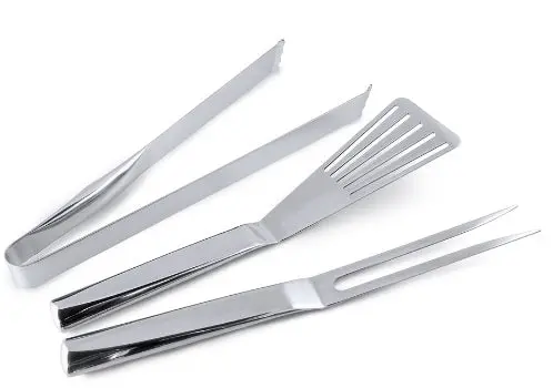Swissmar Swissentials Deluxe 3-Piece Stainless Steel Grill Set 1