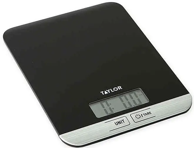 Taylor Slim Digital Kitchen Scale – Precision Weighing Tool 1