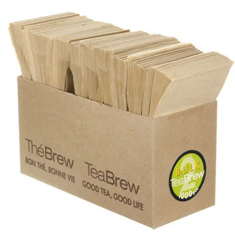 Tea Brew #2 Biodegradable Loose Leaf Tea Filters – 2–3 Cup Size (1,000 Count) 1