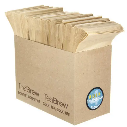 Tea Brew #4 Biodegradable Loose Leaf Tea Filters – 4–8 Cup Size (1,000 Count) 1