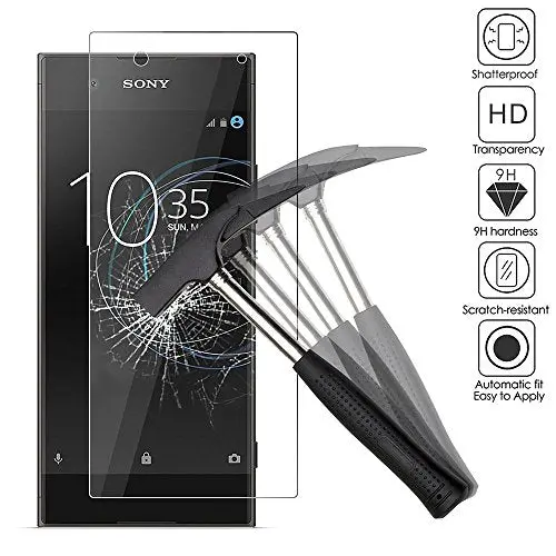 Tempered Glass Screen Protector Kit (3-Pack) For Sony Xperia Xa1 – Invisible & Scratch-Resistant 1