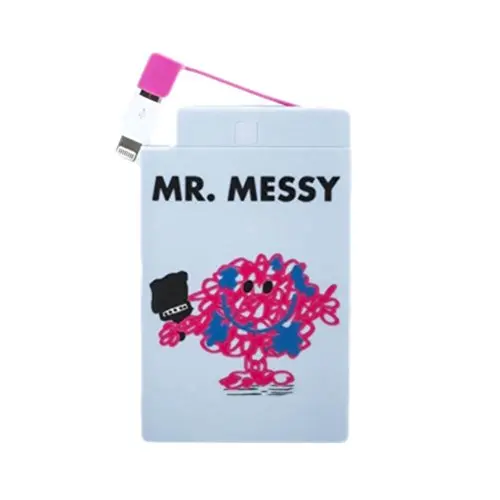 Thumbs Up Mr. Men & Little Miss 2500Mah Portable Power Bank 1