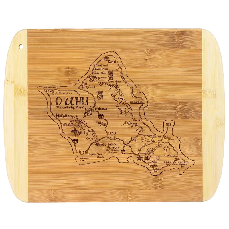 Totally Bamboo Oahu Serving & Cutting Board – Eco-Friendly Bamboo Design 1