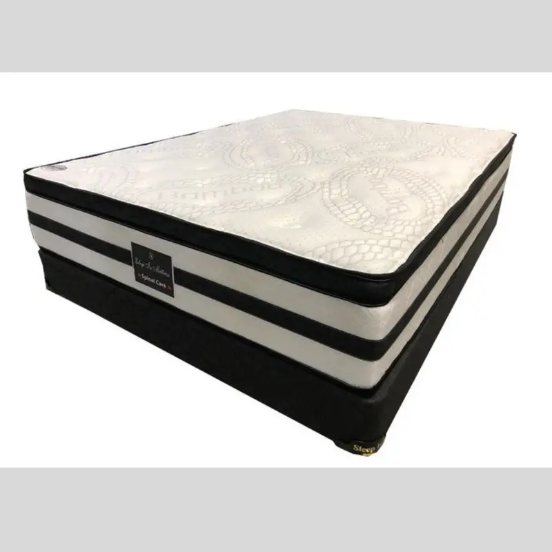 Tri-Zone Pocketed Coil Mattress For Spinal Support 1