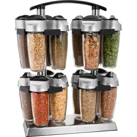 Trudeau Bianca Quad-Spice Carousel Organizer 1
