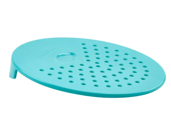 Trudeau Can Drainer With Ergonomic Handle – Ice Blue 1