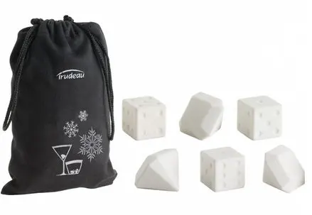 Trudeau Ceramic Chills – Reusable Cold-Serving Stones For Beverages 1