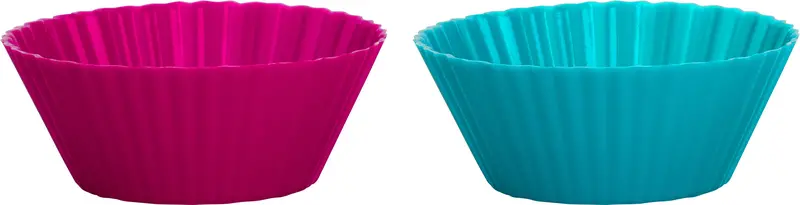 Trudeau Fuchsia Tropical Baking Cups – 12-Pack Paper Liners 1