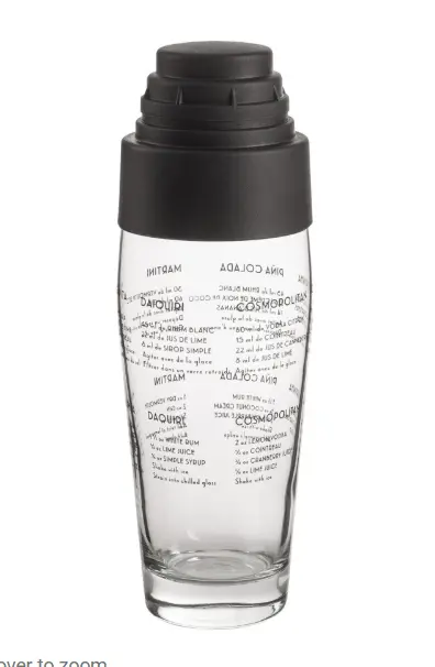 Trudeau Glass Cocktail Shaker – 20 Oz, Bar-Grade Mixing Tool 1