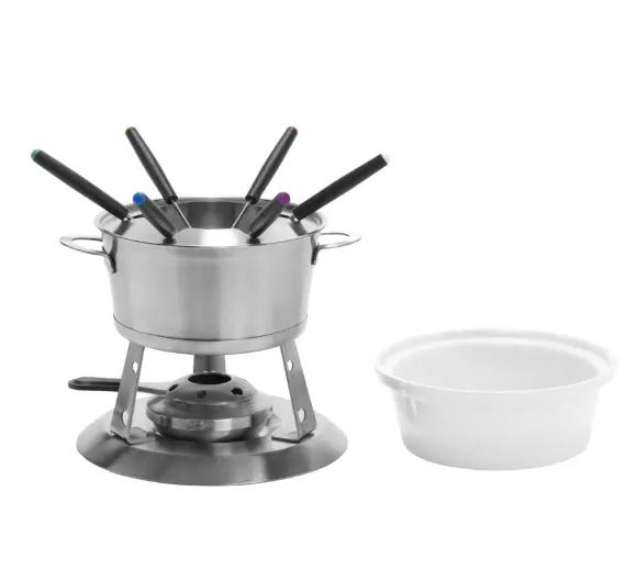 Trudeau Kayla 3-In-1 Electric Fondue Set – Cheese, Chocolate, Oil Modes 1