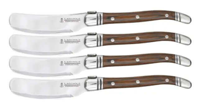 Trudeau Laguiole-Style Soft Cheese Knife Set – 4-Piece Gift Boxed 1