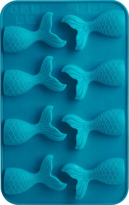 Trudeau Mermaid-Design Flexible Silicone Chocolate Molds (2) 1