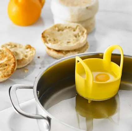 Trudeau Silicone Egg Poacher For Single-Serving Breakfasts 1
