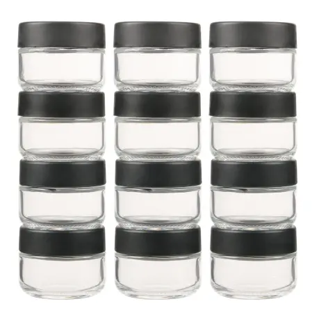 Trudeau Small Stacking Spice Jars – 12-Piece Space-Saving Set 1