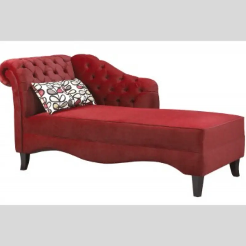 Tufted Designer Chaise – Velvet Finish 1